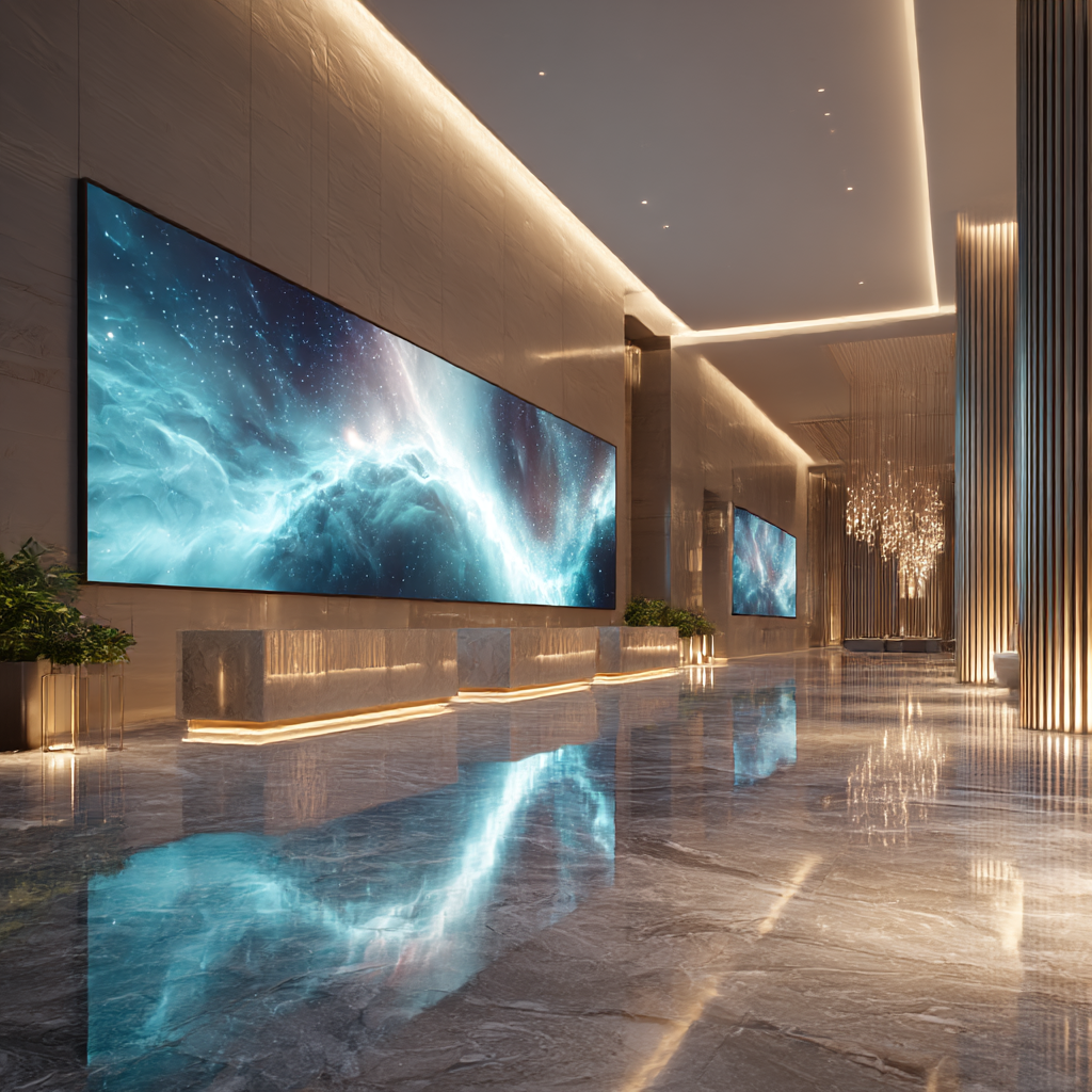 ecran led Hôtel